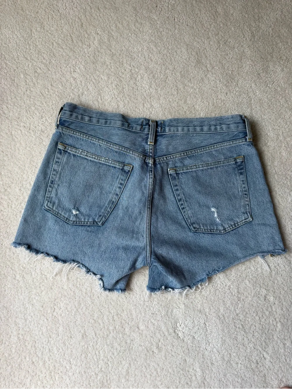 AGOLDE Parker Long Denim Short